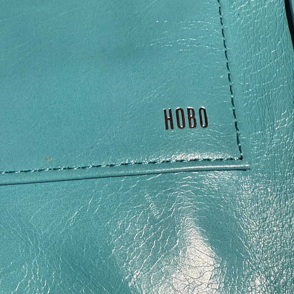 HOBO Blue Lauren Leather Clutch - Picture 5 of 12